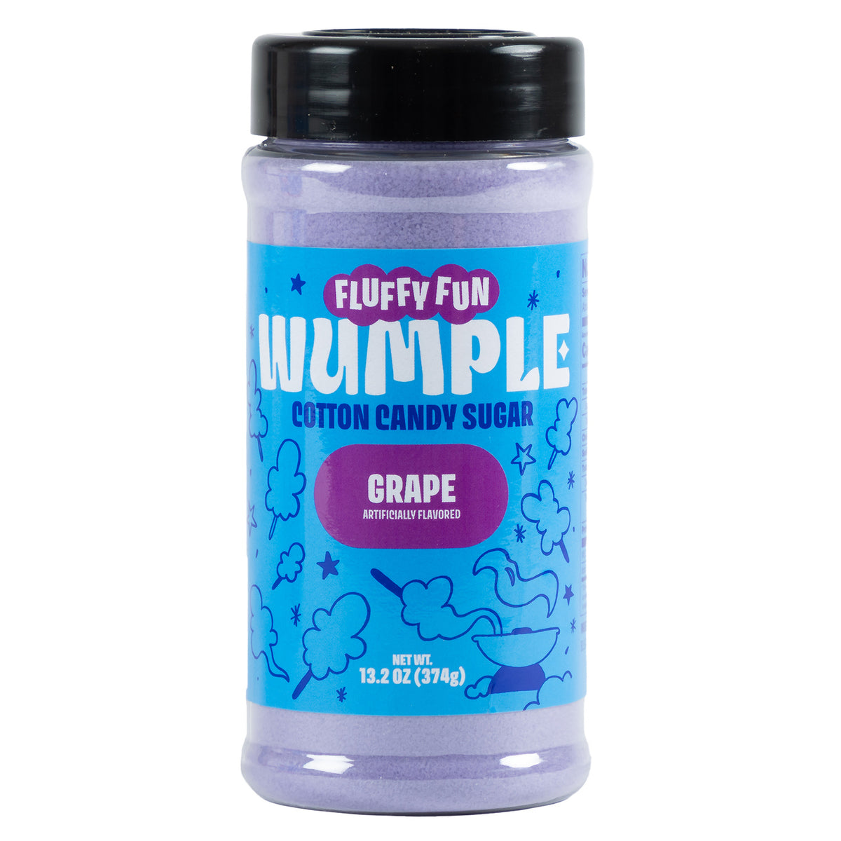 Grape Flavor Cotton Candy Sugar | 1 Pack