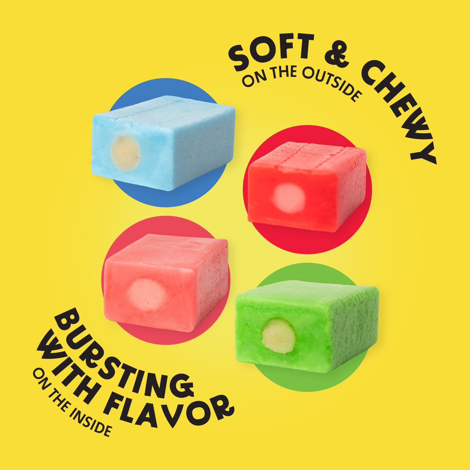 Sweet Dreams Assorted Chewy Candy 3 Sticks Per Bag | Pack of 8